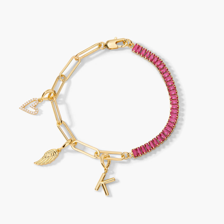Priya Birthstone Charm Bracelet