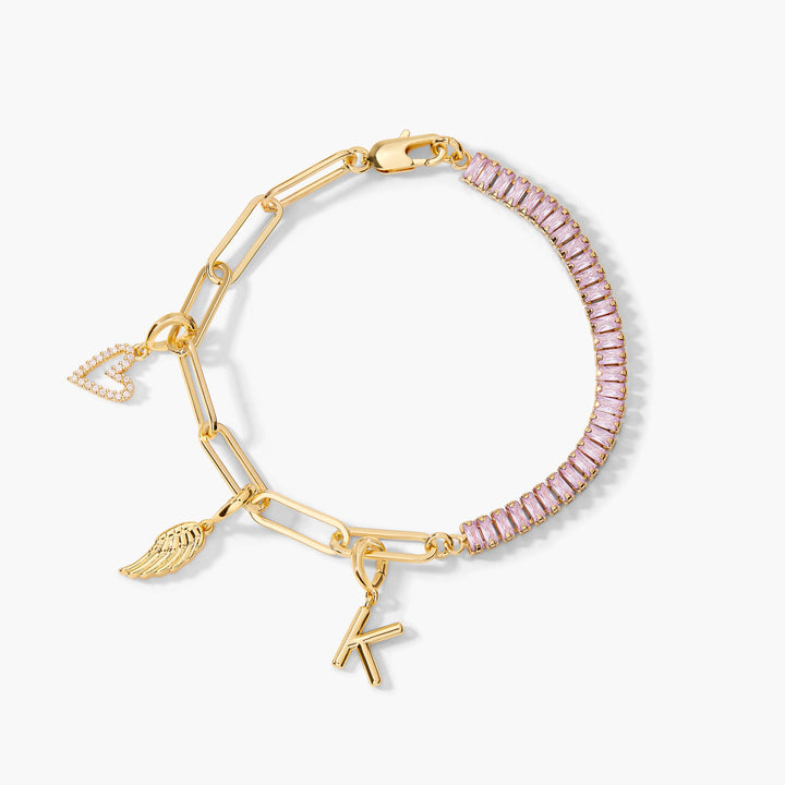 Priya Birthstone Charm Bracelet