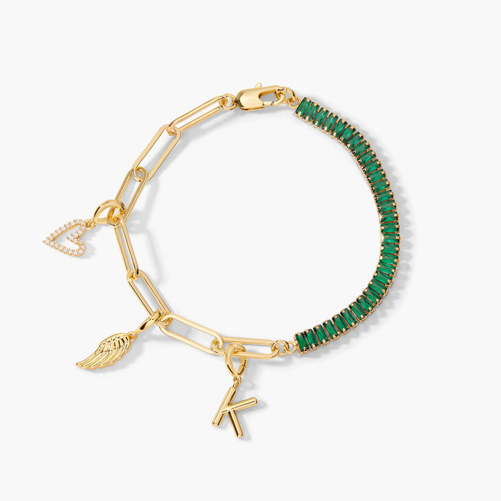 Priya Birthstone Charm Bracelet