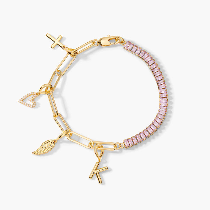Priya Birthstone Charm Bracelet
