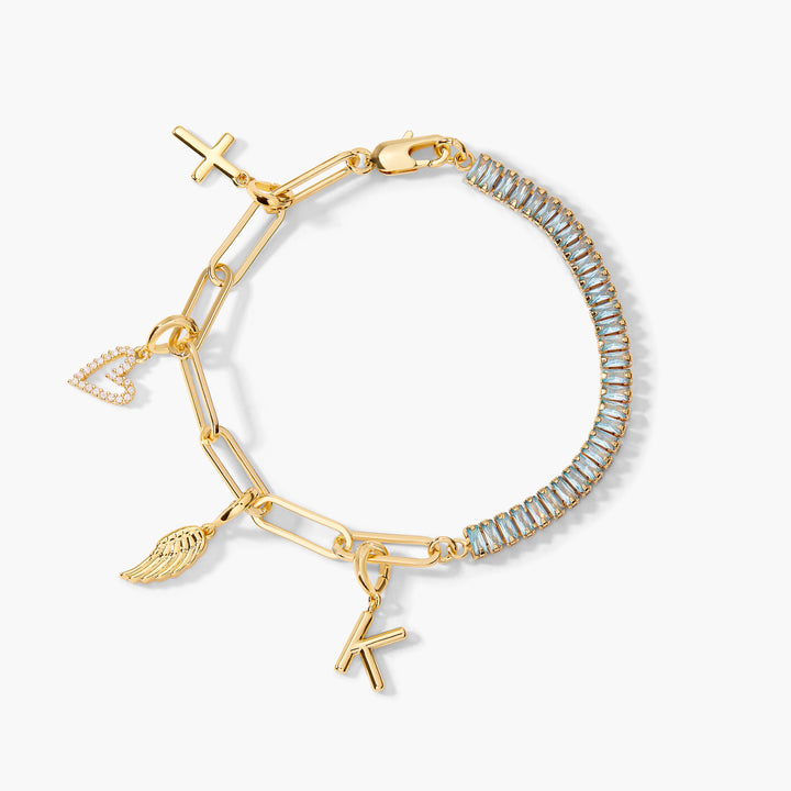 Priya Birthstone Charm Bracelet