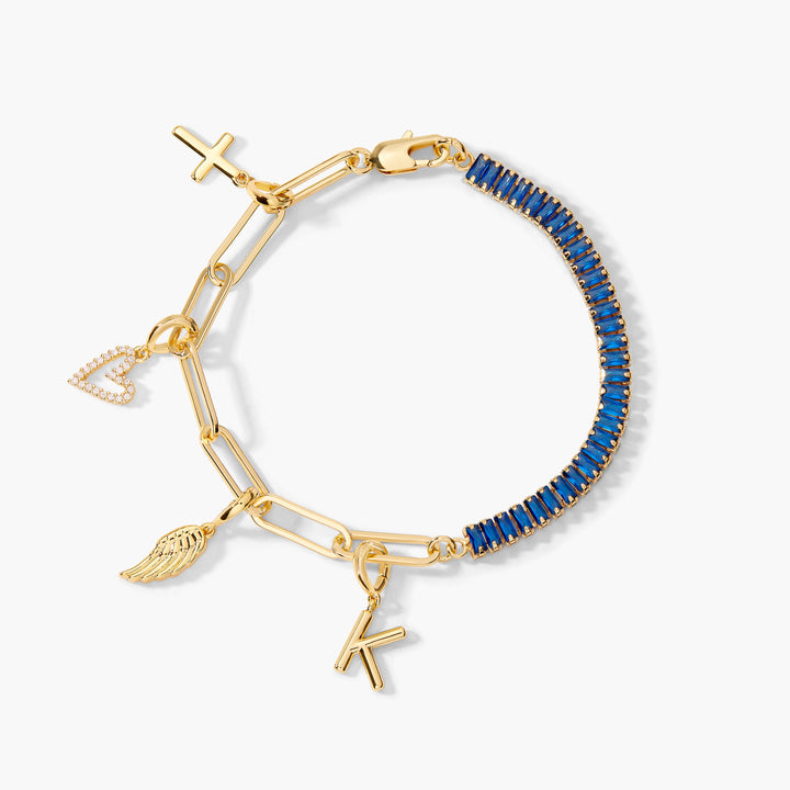 Priya Birthstone Charm Bracelet