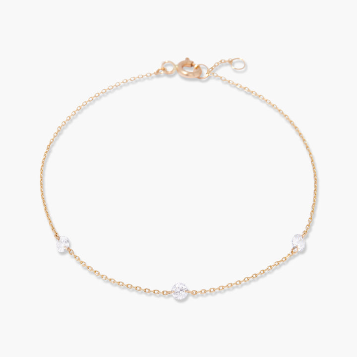 Layla 14K Gold Diamond Bracelet