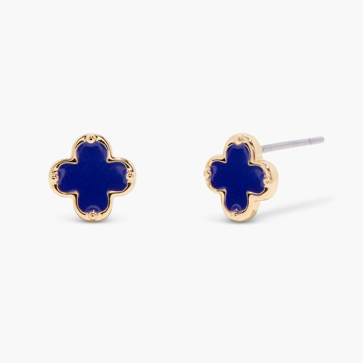 Chatham Clover Enamel Earrings