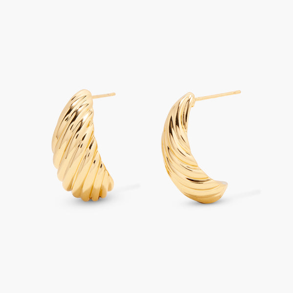 Farrah Ribbed Earrings – Brook & York