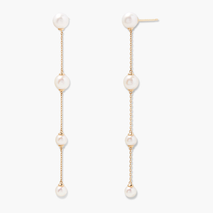 Florence 14K Gold Pearl Earrings