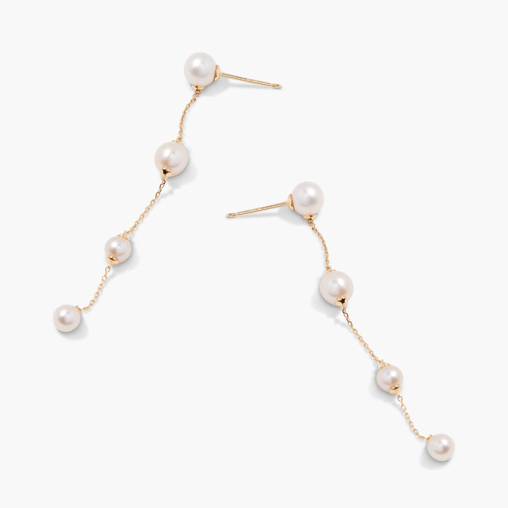 Florence 14K Gold Pearl Earrings