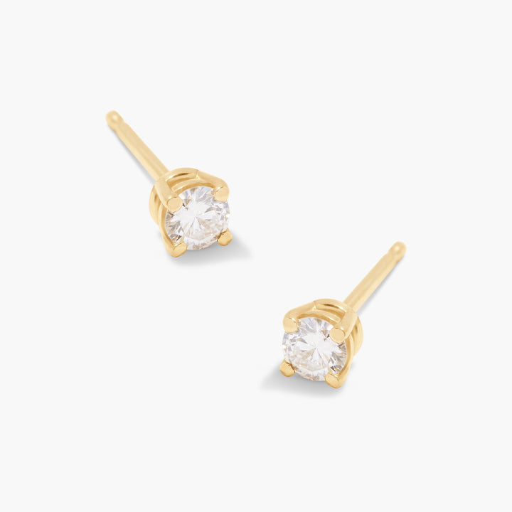 Audrey 14K Gold Diamond Earrings