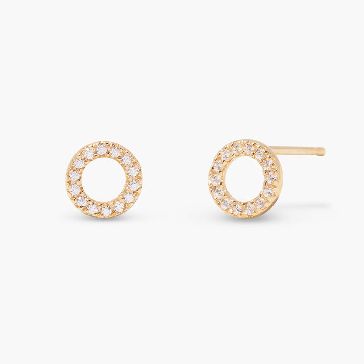 Lydia 14K Gold Diamond Earrings