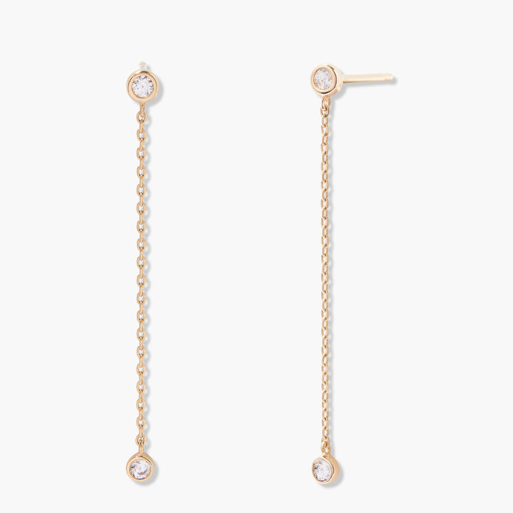 Juliet 14K Gold Diamond Earrings