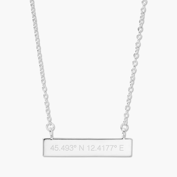 Coordinate Bar Necklace