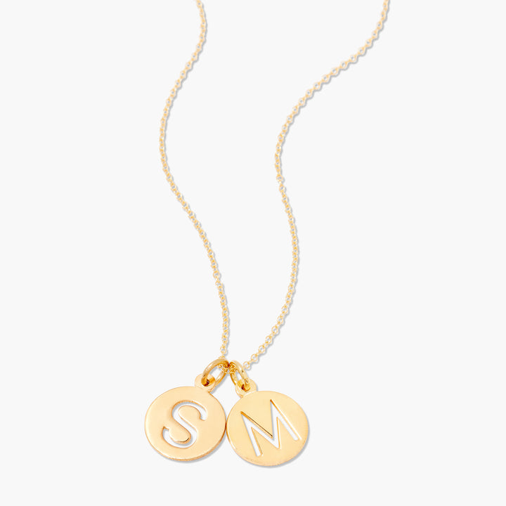 Halsey Two Initial Pendant