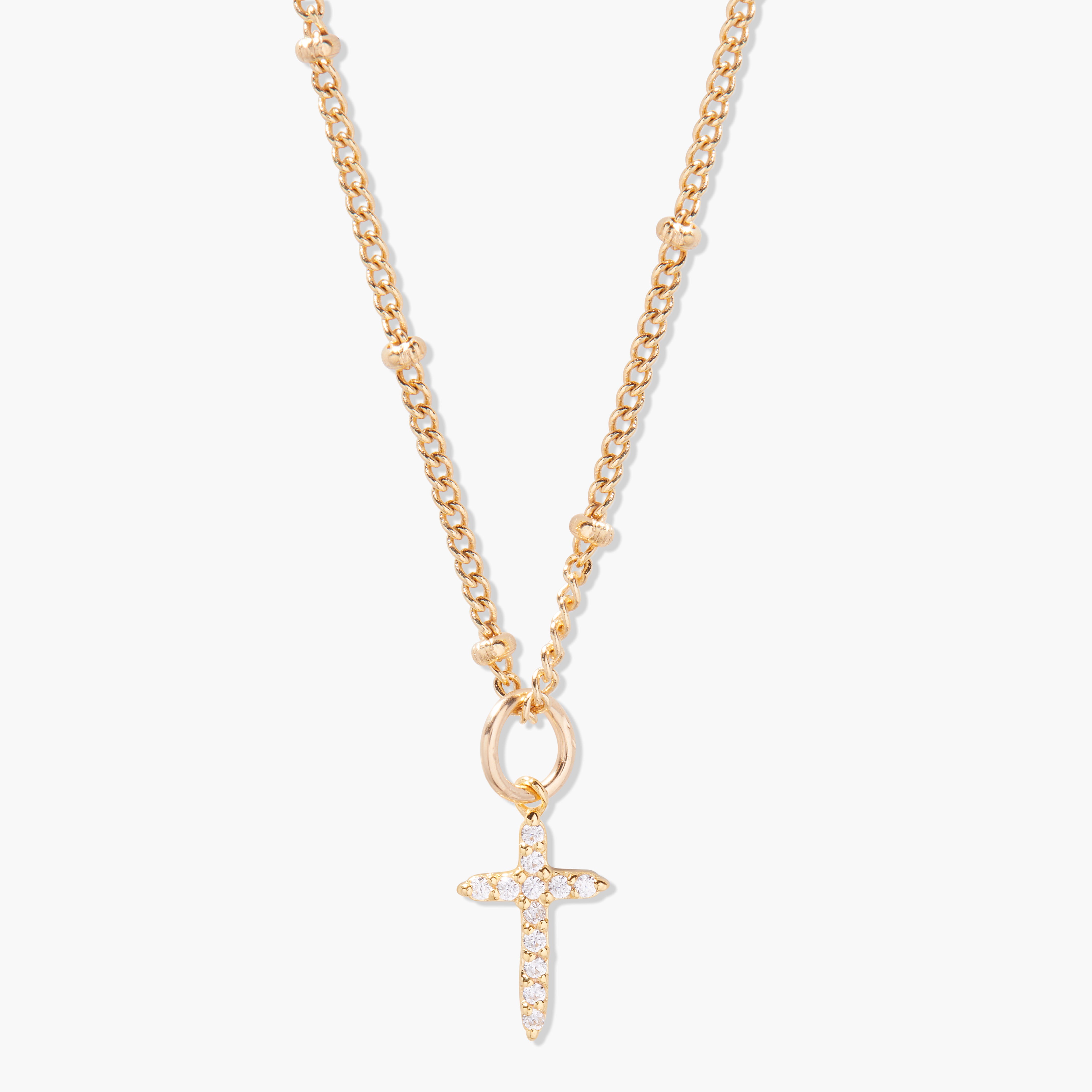 Josephine Cross Necklace – Brook & York