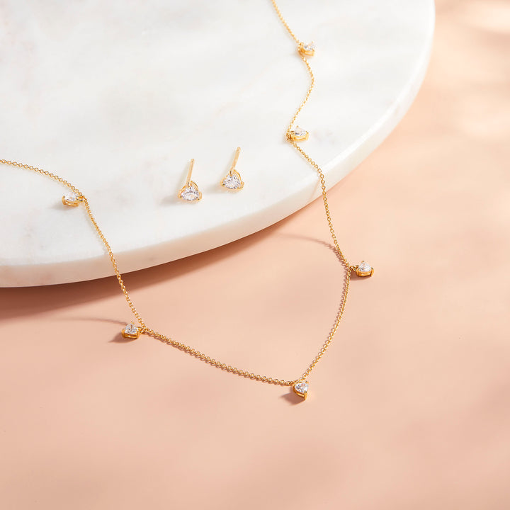 Everleigh Gold Vermeil Heart Necklace