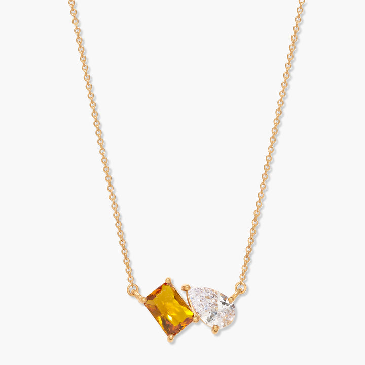 Cassidy Vermeil Birthstone Necklace