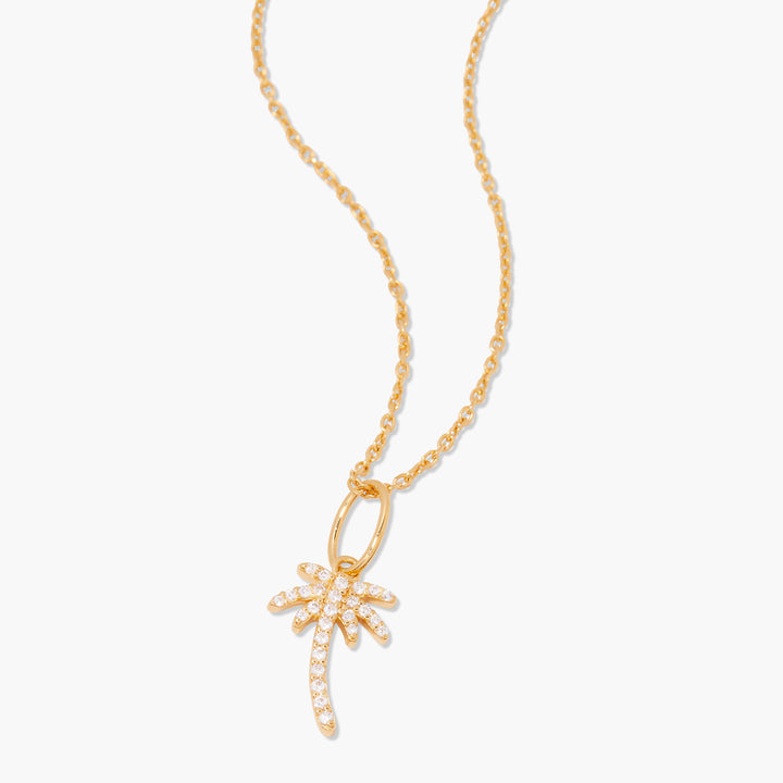 Adeline Palm Tree Vermeil Necklace