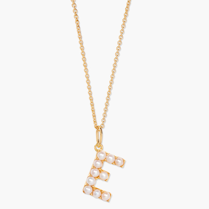 Bridget Pearl Initial Necklace