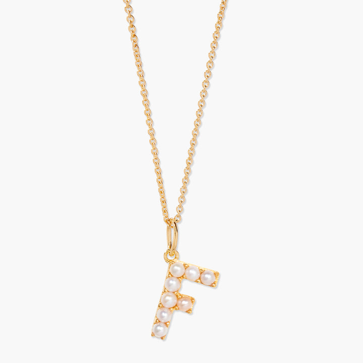 Bridget Pearl Initial Necklace