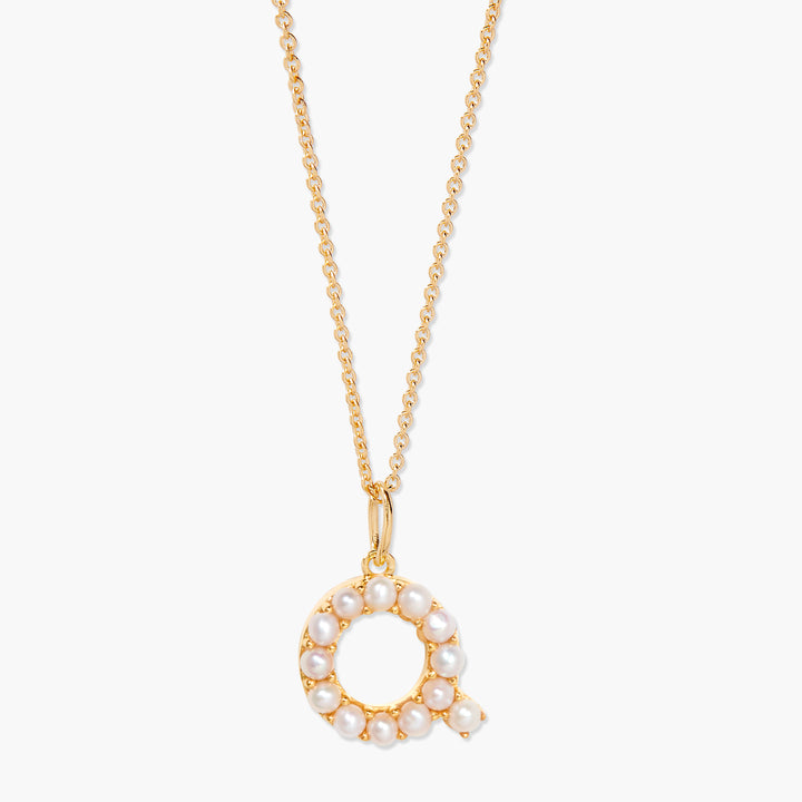 Bridget Pearl Initial Necklace