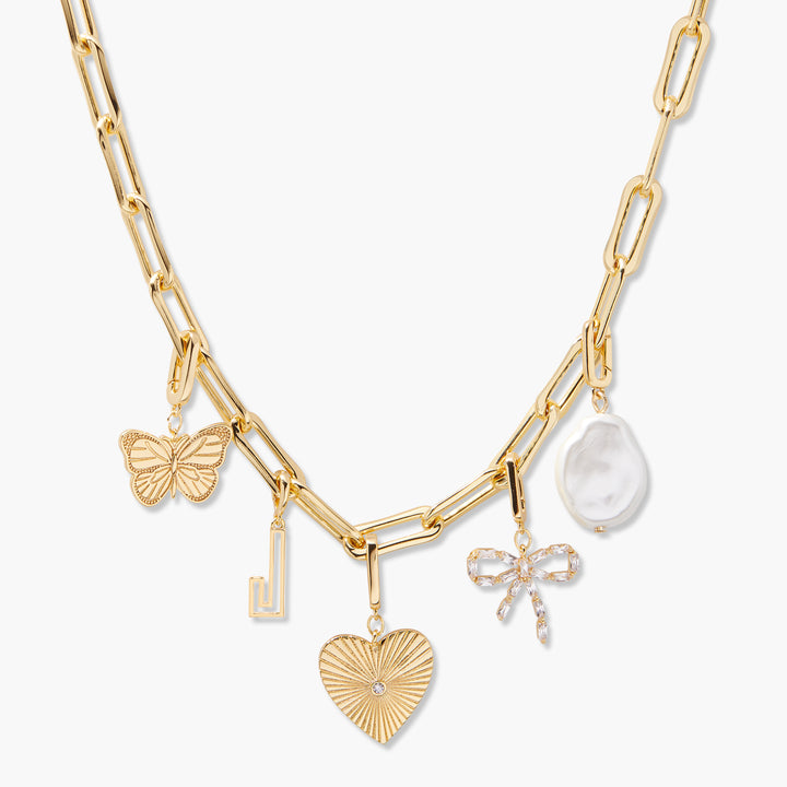 Cami Initial Charm Necklace