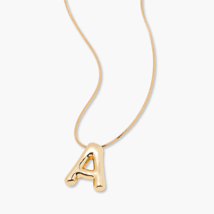 Pippa Bubble Initial Pendant