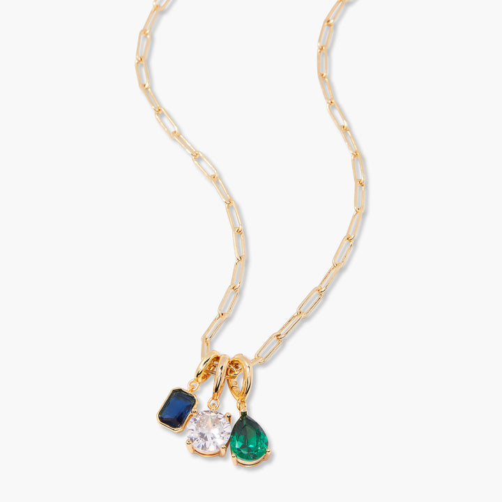 Melrose Two Birthstone Necklace