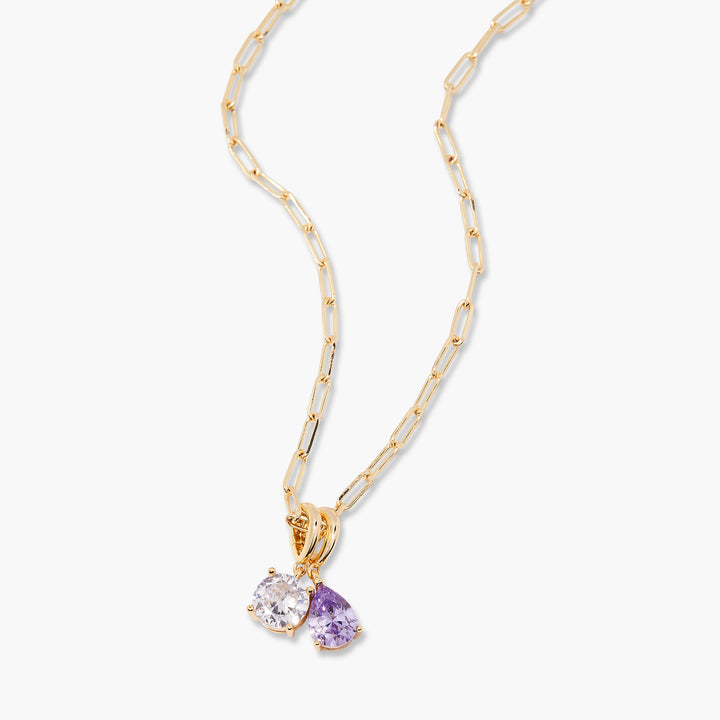 Melrose Two Birthstone Necklace