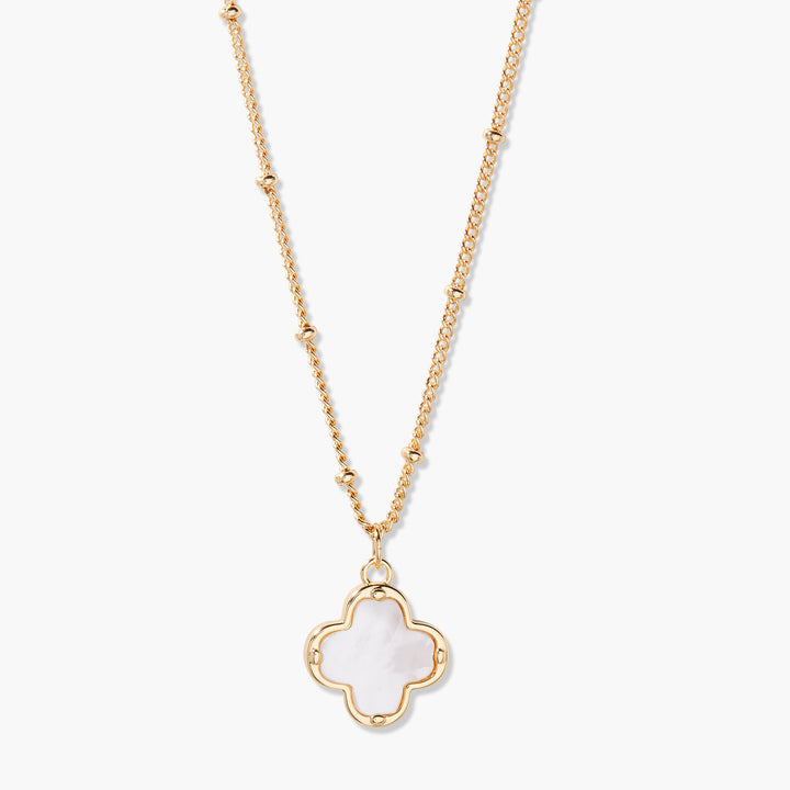 Chatham Clover Pearl Pendant