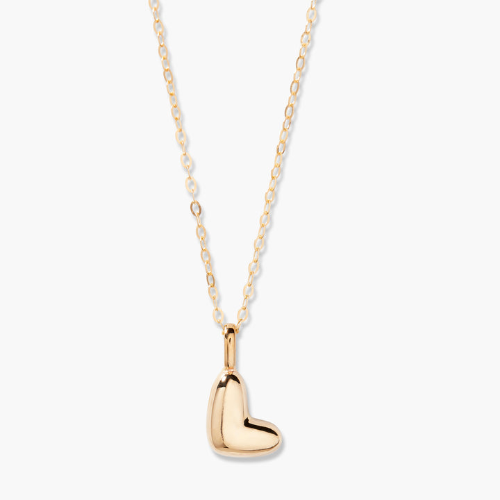 Darby 14K Gold Bubble Initial Pendant