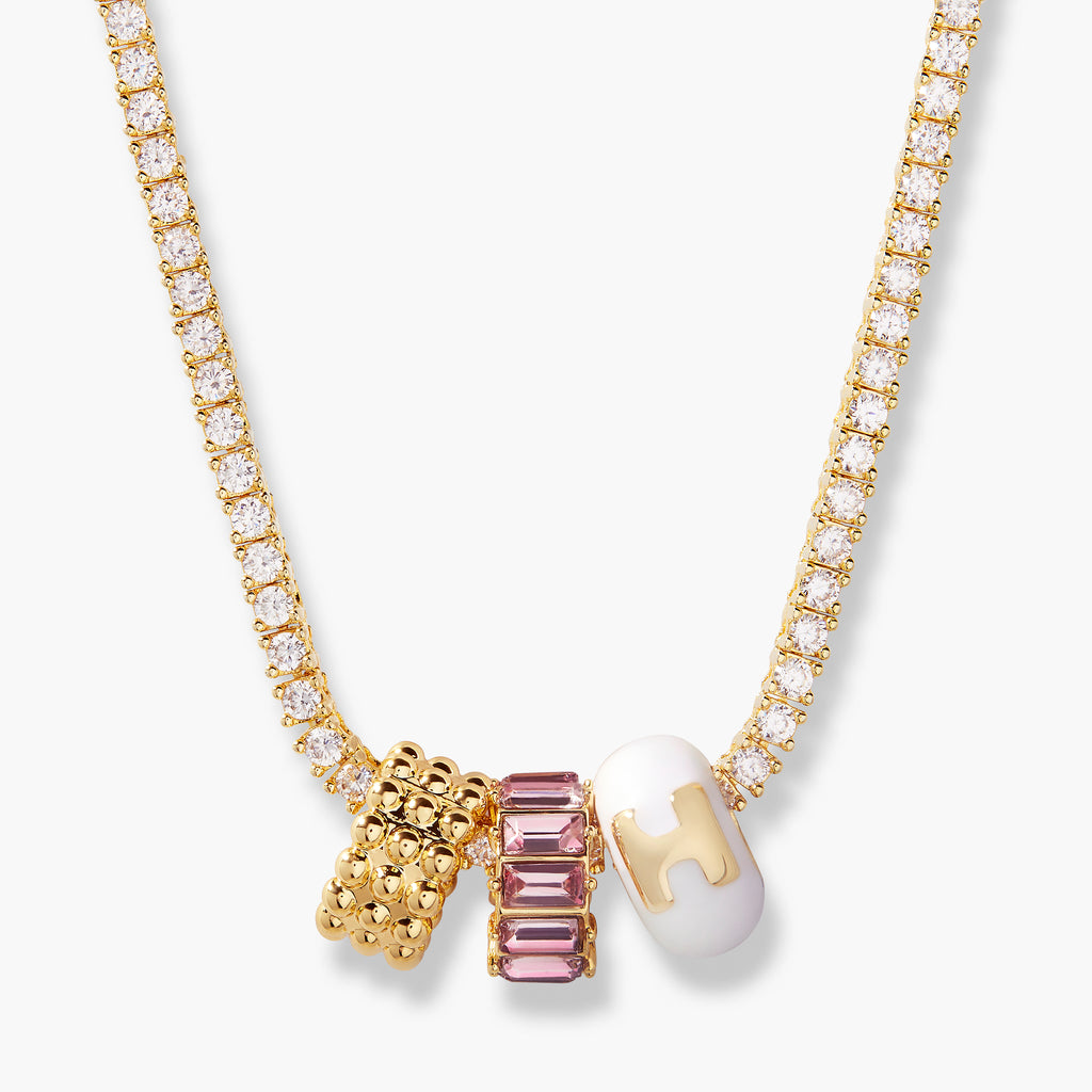 ネックレス・ペンダント NMBR Signature Chain Necklace #5835 Ben Bridge Signature Diamond Interlocking Loops Necklace 18K