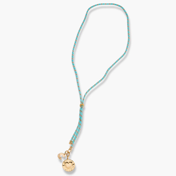 Kai Initial Heart Lariat Charm Necklace