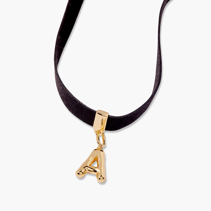 Samantha Initial Charm Choker