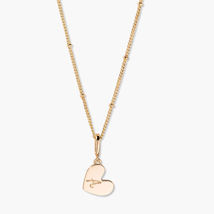 Penelope Initial Heart Necklace