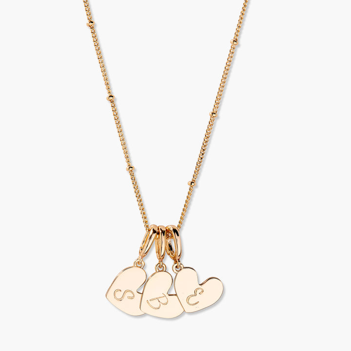 Penelope Initial Heart Necklace
