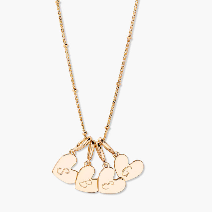 Penelope Initial Heart Necklace