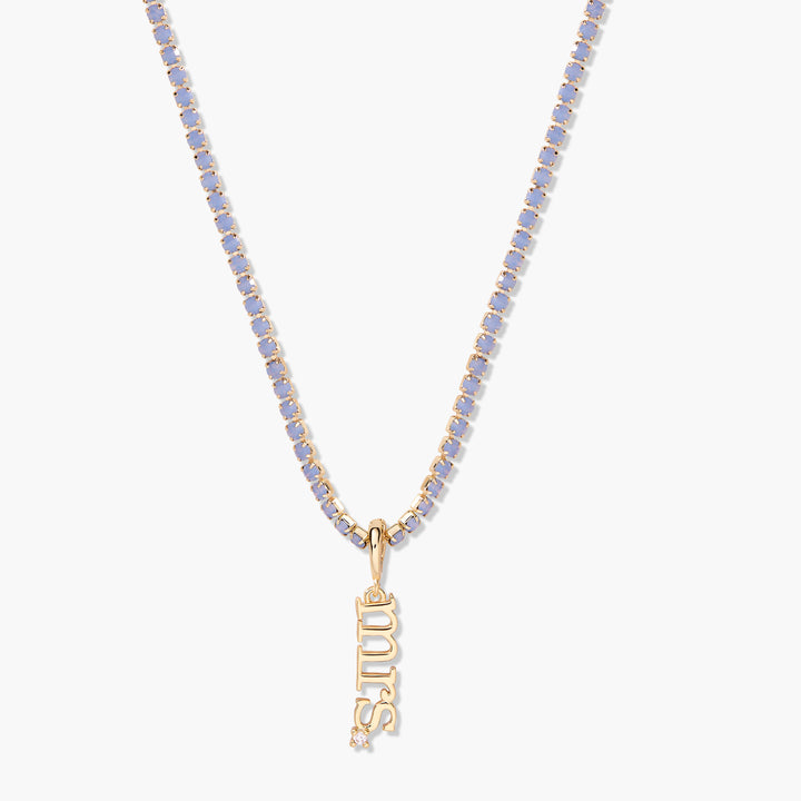 Build Your Own Something Blue Opal Charm Necklace