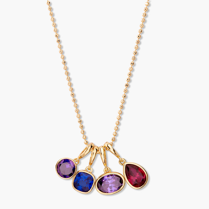 Build Your Own Sadie Bezel Birthstone Necklace