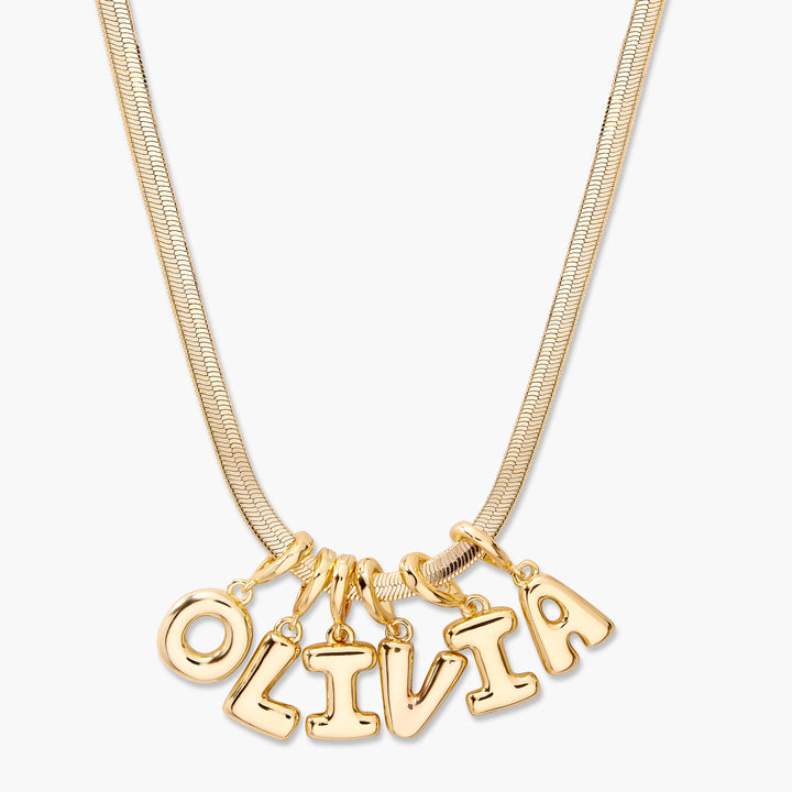 Build Your Own Sadie Bezel Birthstone Necklace