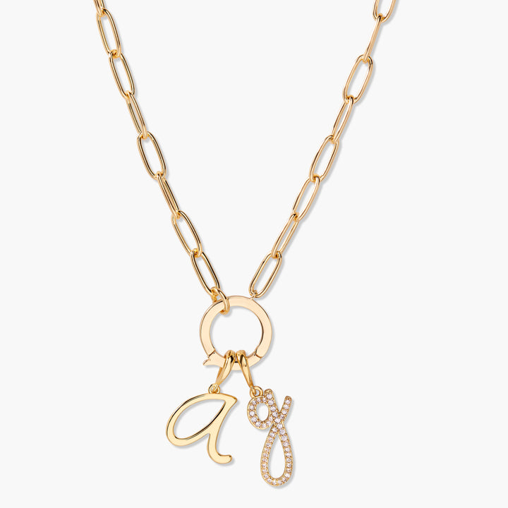 Waverly Initial Charm Necklace