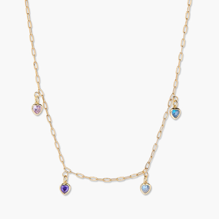 Mackenzie Heart Birthstone Necklace