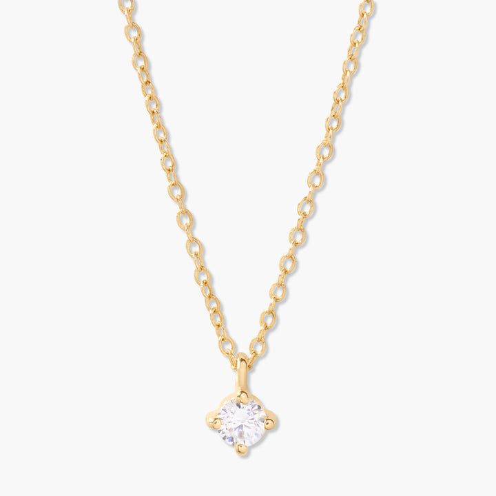 Audrey 14K Gold Diamond Necklace