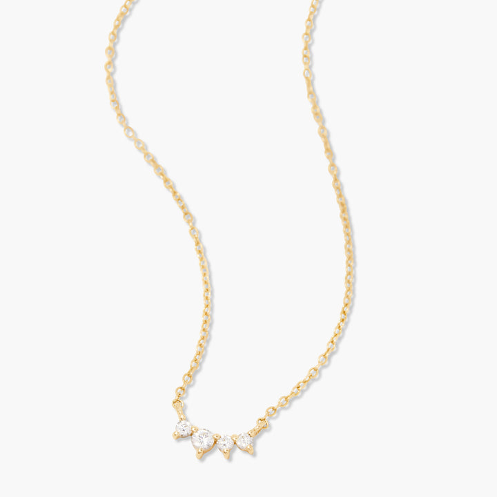 Ellie 14K Gold Diamond Necklace
