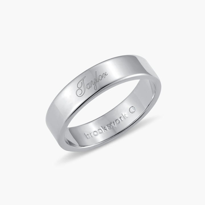 Aria Name Ring