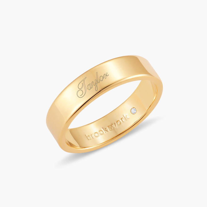 Aria Name Ring