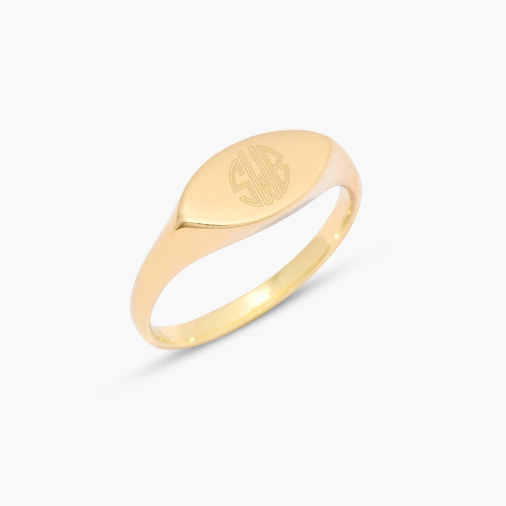 Evelyn Signet Ring