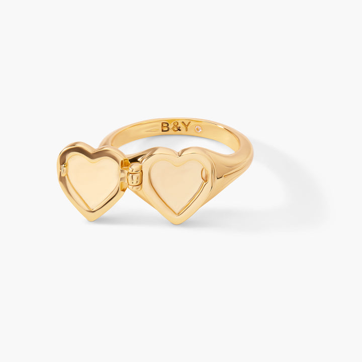 Adley Heart Locket Ring
