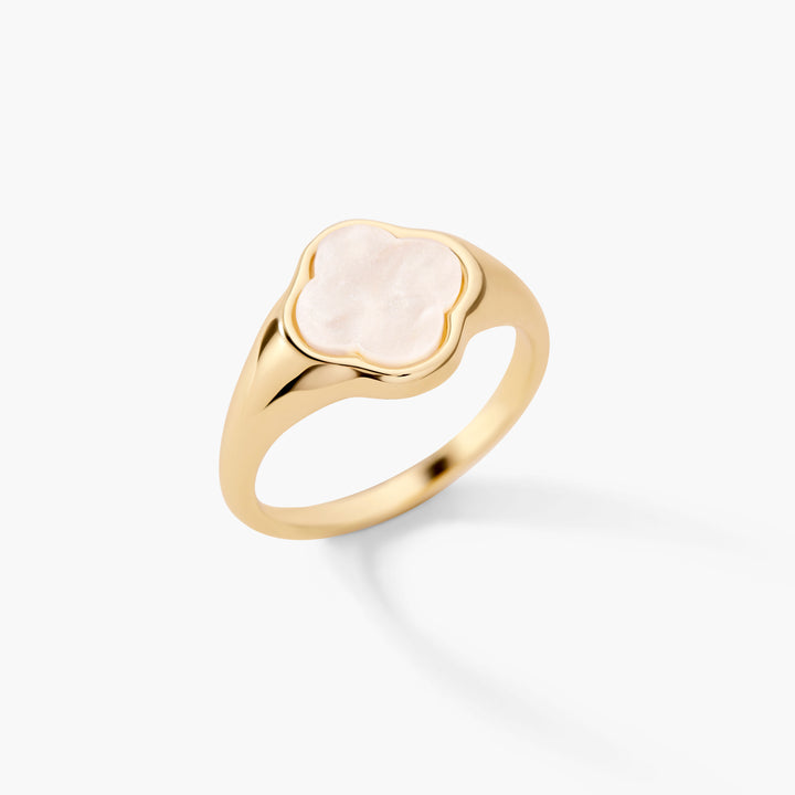 Chatham Clover Pearl Ring