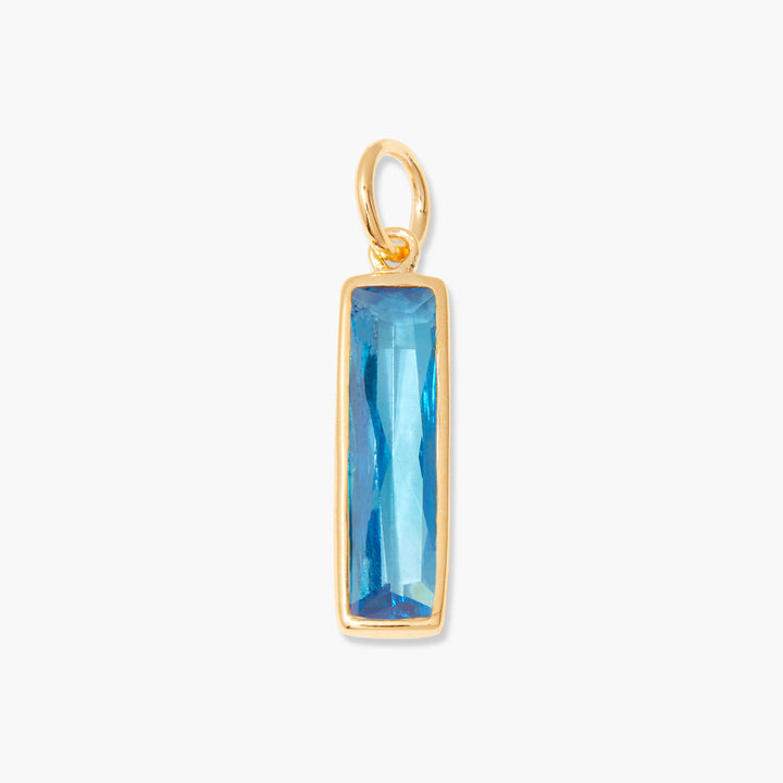 Mackenzie Elongated Birthstone Charm