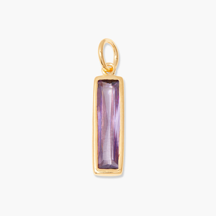 Mackenzie Elongated Birthstone Charm