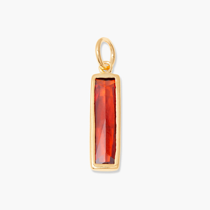 Mackenzie Elongated Birthstone Charm